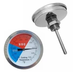 2 Pack Bbq Grill Temperature Gauge, 3 Inch Dial Face Charcoal Pit Smoker. Fixed Price $28.03.