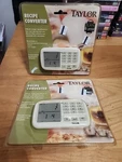 Taylor 752 Recipe Converter,calculates Measurements Based On Desired Serving (2). Fixed Price $15.26.