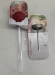Set Of 2 Everyday Living Baster, Stand Up Design & Meat Thermometer Free Ship. Fixed Price $10.90.