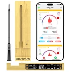 Bbqovn Wifi Sub-1g Wireless Meat Thermometer Unlimited Range, Check Temp Anywher. Fixed Price $71.24.