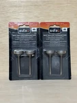 2-mr Bar-b-q Meat Grilling Thermometers Stainless Steel Beef Poultry Gauges Set. Fixed Price $8.95.