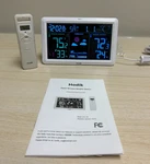 Hodik Hd Color Display Weather Station, Indoor Outdoor Wireless Thermometer. Fixed Price $28.00.
