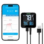 Wifi Refrigerator Thermometer With Freezer Alarm, Digital Fridge Temperature .... Fixed Price $31.28.