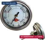 Lavalock 3" Adjustable Gas Charcoal Smoker Pit Grill Bbq Thermometer Electric H. Fixed Price $33.42.