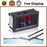 Is Digital Thermometer Car Auto Temperature Gauge Sensor Dc 4-28v Fahrenheit. Fixed Price $17.99.