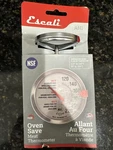 Escali Ah1 Stainless Steel Oven Safe Meat Thermometer, Extra Analog Silver. Fixed Price $9.99.