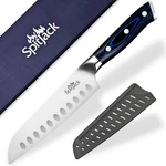 Spitjack Santoku Chefs Utility Knife For Women And Men. Sharp Japanese Style. Fixed Price $26.87.