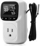 Diymore 1800w Digital Temperature Controller Plug In Thermostat Outlet White. Fixed Price $21.82.