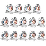 Meanlin Measure 14pcs Refrigerator Thermometer,2" Large Dial With Silver. Fixed Price $51.21.