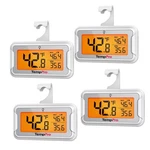 Temppro Refrigerator Thermometer 4 Pack With Large Backlit Lcd Display, Water.... Fixed Price $44.41.