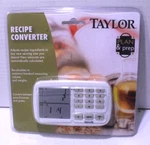 Taylor Recipe Converter Model 752 Adjusts Any Size Pounds, Ounces, Grams Digital. Fixed Price $17.99.