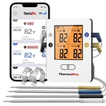 Thermopro Tp25 650ft Wireless Bluetooth Meat Thermometer 4 Probes Rechargeable. Fixed Price $53.99.