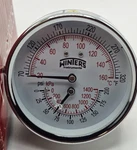Winters Ttd407 Dual Scale Tridicator Thermometer 3", 1/2npt, 0-200psi/kpa. Fixed Price $33.11.