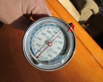 Vintage Taylor Usa Candy Deep-fry 2.75" Round Head Watertight Thermometer 7". Fixed Price $11.49.