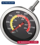 Grill Thermometer 2-3/8" Large Dial, 50-800 F For Outside Gril. Fixed Price $13.98.
