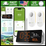 Mocreo Wifi Freezer Alarm With 2 Wireless Temp Sensors For Fridge Rv Greenhouse. Fixed Price $111.99.