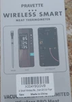Pravette Wireless Smart Digital Meat Thermometer Thermocouple Black X004y9qgvb. Fixed Price $50.00.