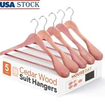Cedar Suit Hangers Anti-slip Curved Design Moisture Control Gentle Fabric Care. Fixed Price $57.48.