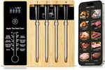 Smart Wireless Meat Thermometer 4 Probes, Bluetooth Food Thermometer, Remote Tra. Fixed Price $87.13.