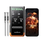 Thermomaven G2 Wireless Digital Meat Thermometer W/ 2 Probes Black/orange. Fixed Price $120.00.