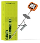 Digital Candy Thermometer With Pot Clip, 10" Long Stainless Steel Probe, Inst.... Fixed Price $20.24.