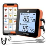 600 Ft Range Digital Wireless Meat Thermometer With 2 Probes - Bluetooth & Re.... Fixed Price $70.46.