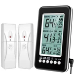 Refrigerator Thermometer, Wireless Indoor Outdoor Thermometer With 2 Sensors,.... Fixed Price $29.34.