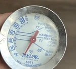 Vintage Taylor Meat Thermometer 5971 Nsf Commercial Rated. Fixed Price $13.00.