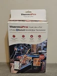 Thermopro Grill Bluetooth 4 Probe 650 Ft Range Remote Meat Thermometer Tp25w New. Fixed Price $25.00.