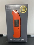 Brand New Thermapen One, Instant-read Thermometer Cayenne Pepper Red. Fixed Price $125.00.