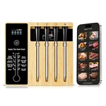 Smart Wireless Meat Thermometer 4 Probes, Bluetooth Food Thermometer, Remote Tra. Fixed Price $141.99.