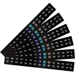 6 Pieces Horizontal Stick On Thermometer Strip Stickers D. Fixed Price $13.95.