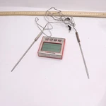 Thermopro Lcd Backlight Grill Food Thermometer With Dual Probes Timer Mode Tp17w. Fixed Price $14.99.