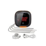 Inkbird Bluetooth Grill Bbq Meat Thermometer With 4 Probes Digital Ibt-4xs, New. Fixed Price $29.99.