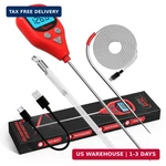 Awlkim Digital Meat Thermometer With 40-inch Leave-in External Probe, Rechargeab. Fixed Price $13.95.