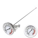 Lightbeam 16" Long Stem Deep Fry Thermometer With Pot Clip, 16 Inches, Silver. Fixed Price $17.57.