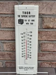 Vintage Thor Battery Thermometer Steel Sign ( The Supreme ). Fixed Price $80.00.