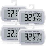 Aevete 4 Pack Waterproof Digital Refrigerator Thermometer Large Lcd, Freezer .... Fixed Price $36.94.