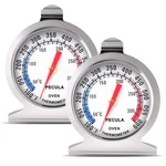Oven Thermometer 2 Pack 50-300 C/100-600 F, Grill Fry Chef Smoker. Fixed Price $17.21.