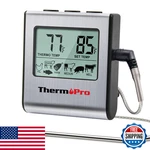 Thermopro Tp16 Digital Meat Thermometer For Smoker Oven Bbq Grill W/ Timer. Fixed Price $29.15.
