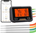 Bluetooth And Wifi Meat Thermometer Ibbq-4bw, Smart Wireless Grill Thermometer,. Fixed Price $154.99.