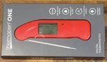 Thermoworks Thermapen One Instant-read Digital Thermometer Red. Fixed Price $99.50.