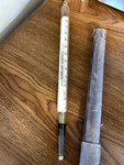 Antique Atco Floating Dairy Thermometer No 2103 In Original Cardboard Tube. Fixed Price $19.00.