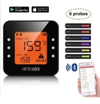 Outcamer Bluetooth Digital Meat Thermometer, Wirless, Smart, Instant Read Bbq.... Fixed Price $33.00.