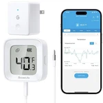 Goveelife Wifi Refrigerator Thermometer Wireless Freezer Alarm With App Control. Fixed Price $44.99.