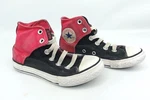 Converse All Star Chuck Taylor High-top Canvas Shoes Pink Black Junior 12 Slipon. Fixed Price $8.32.