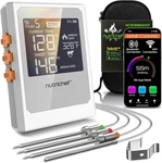 Nutrichef Ncwirbbq007 Wireless Meat Thermometer With 2 Stainless Steel Probes. Fixed Price $29.99.