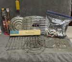 Vintage Candy Making Items Including Two Thermometer And Cookie Cutters. Fixed Price $15.00.