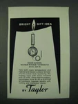 1963 Taylor Indoor-outdoor Maximum-minimum Thermometer #5323 Ad. Fixed Price $19.99.