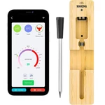 Smart Wireless Meat Thermometer - Bluetooth, Waterproof, 165ft Range. Fixed Price $109.99.